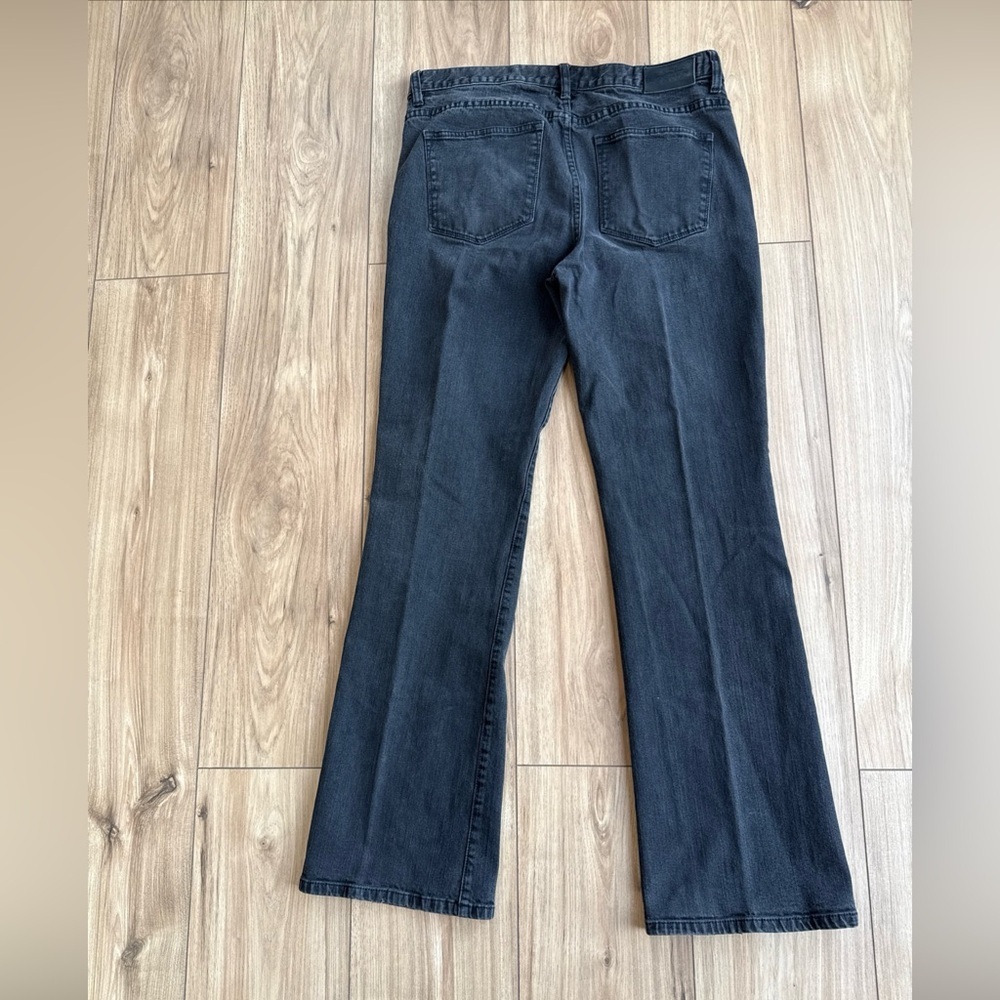LRL Ralph Lauren Womens Jeans Classic Bootcut Stretch Sz 10 (32x31) Black Denim - Picture 5 of 7
